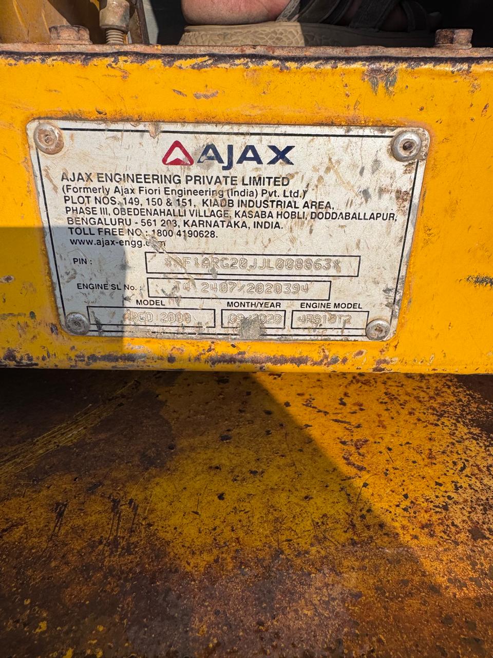 AJAX FIORI MIXER TRUCK ARGO 2000 2020