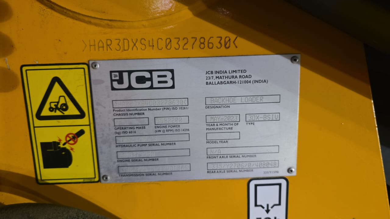 JCB BACKHOE 3DX PLUS 2023
