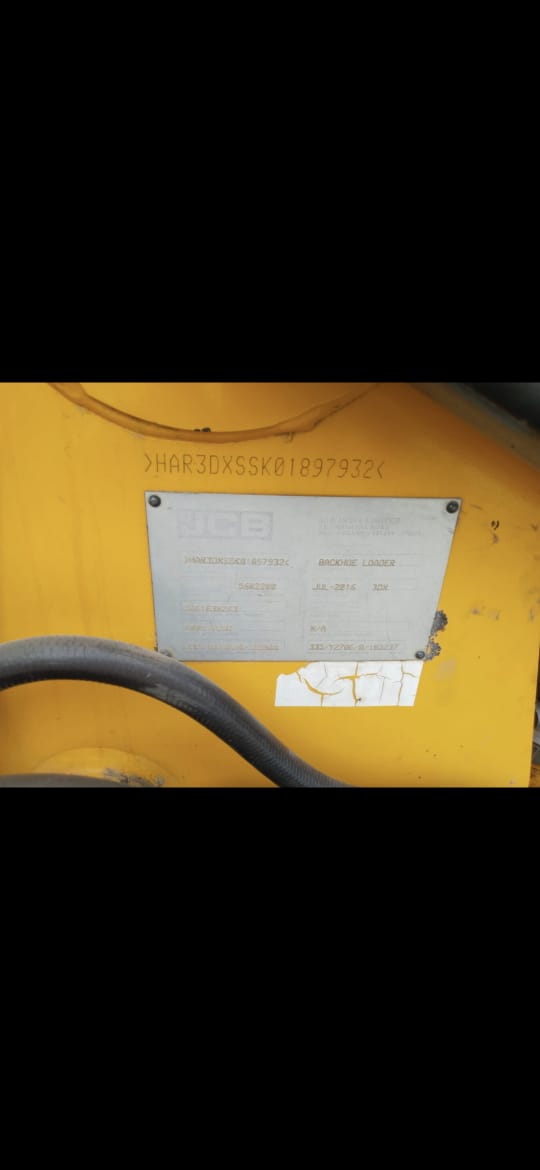 JCB BACKHOE 3DX 2016