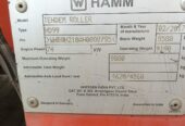 HAMM DOUBLE DRUM ROLLER HD99 2017