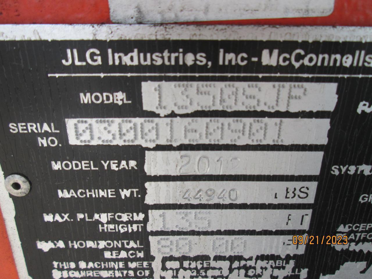 JLG BOOM LIFT 1350SJP 2012