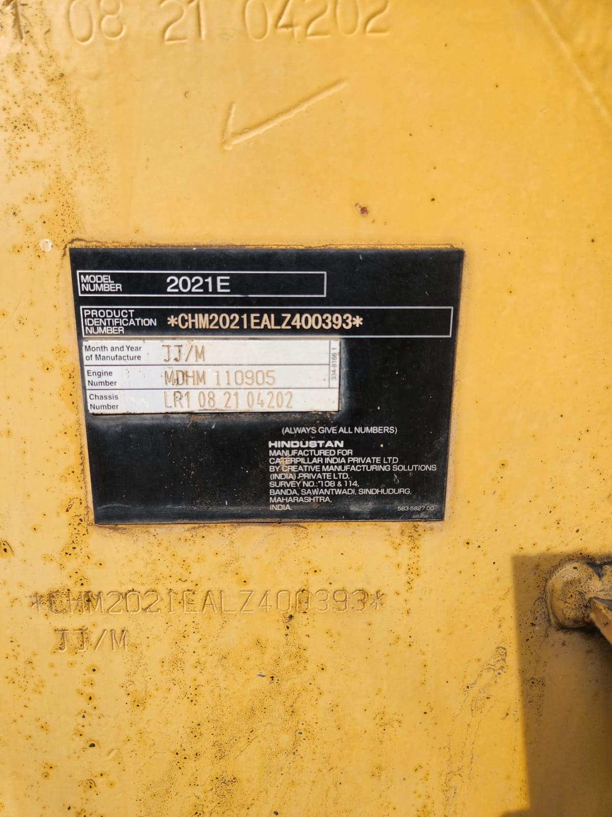 HINDUSTAN WHEEL LOADER 2021E 2021