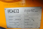 JCB BACKHOE 3DX 2018